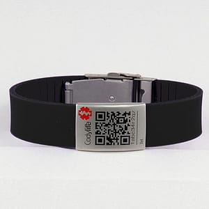 Pulsera de emergencia robusta Codylife Flex con cierre reforzado
