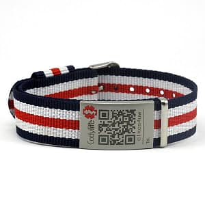 Identificador Personal QR Nylon Codylife Nato