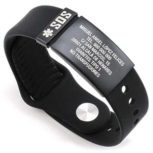 Pulsera deportiva analógica Codylife Urban Panther con grabado láser